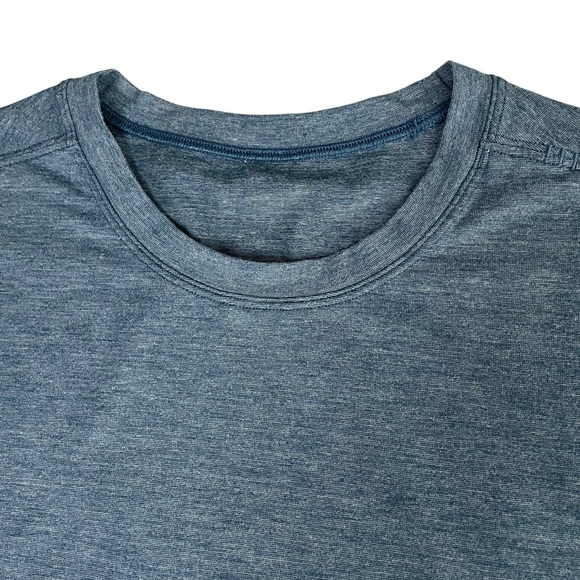 lululemon athletica Men’s 3/4 Sleeve Reflective Shirt Large Teal - Picture 6 of 12